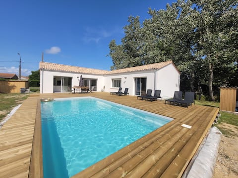 summer soulac, new villa with pool