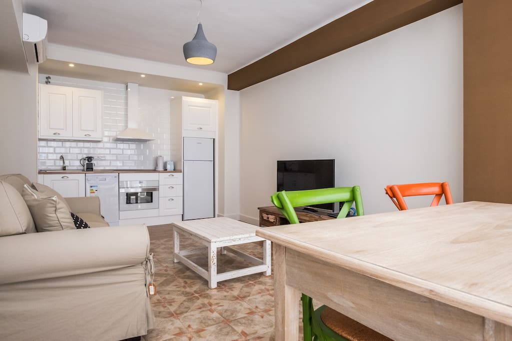 LIVING ROOM + KITCHEN