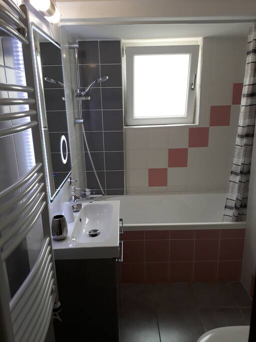 Bathroom with tub