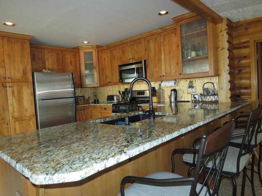 Lots of granite counter space
