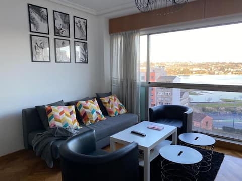 Cozy apartment in A Corveira with beautiful views