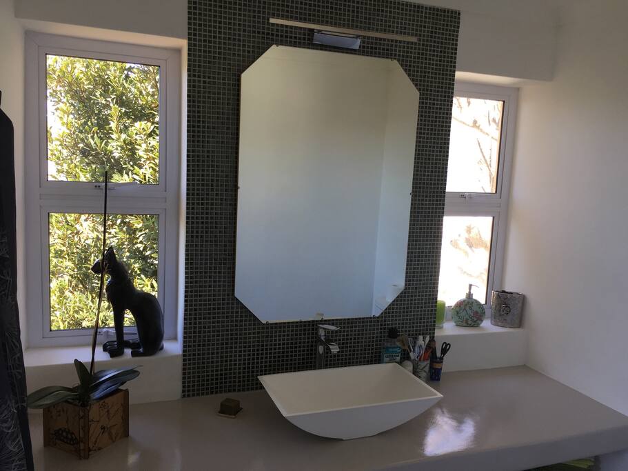 The en-suite bathroom to the main bedroom.