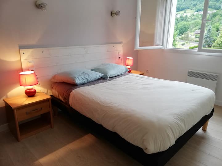 أول غرفة نوم مزدوجة. سرير 140/190