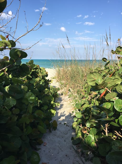 private beach access