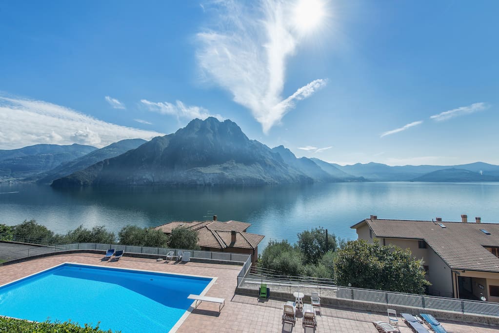 Vista dal terrazzo di casa. Superlativa