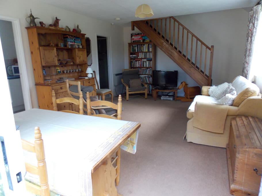 Lounge from the patio doors.