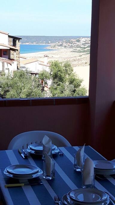 vista dalla veranda