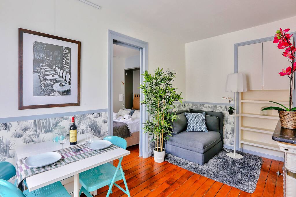 The living room is very comfortable