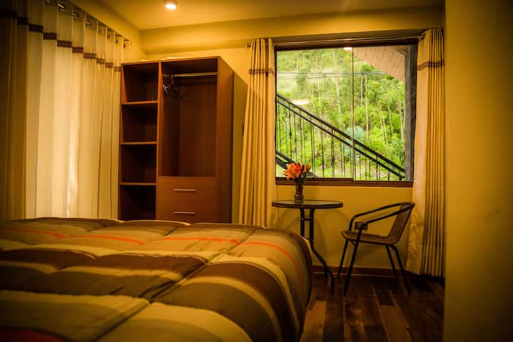 Mtazamo kutoka kwa chumba cha kulala.