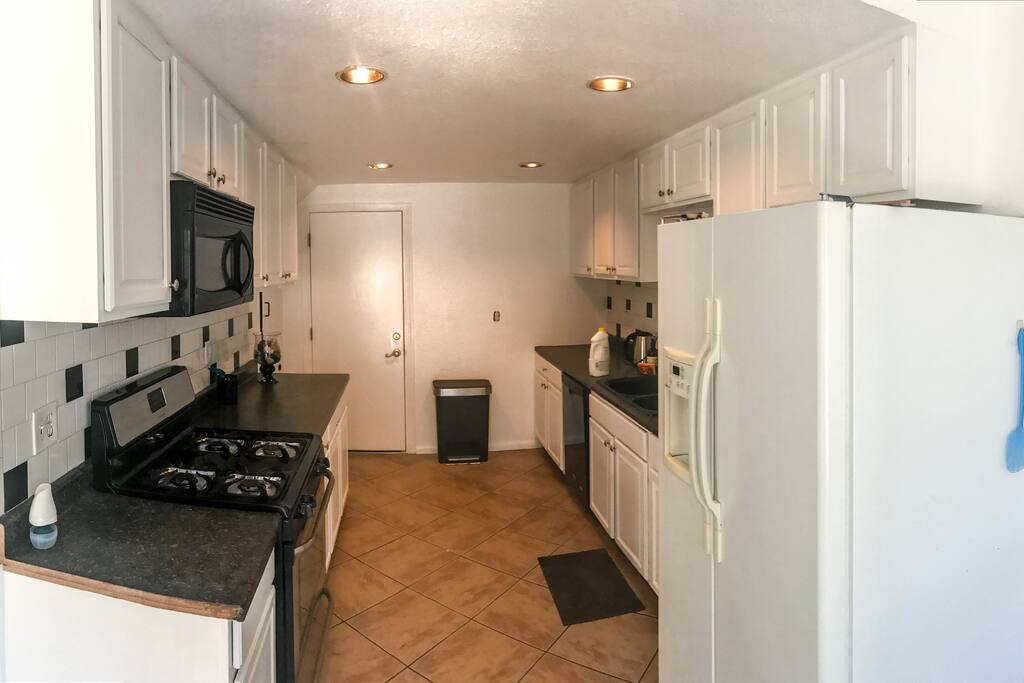 Clean spacious kitchen
