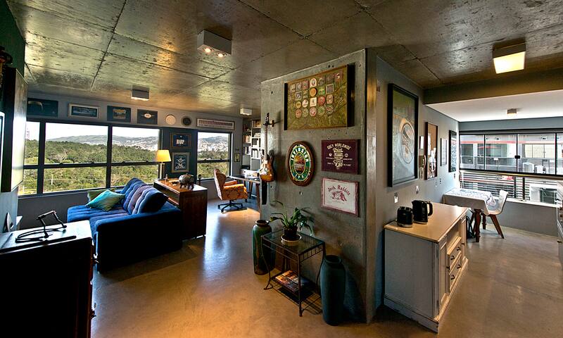 LOFT conceitual com vista linda de POA