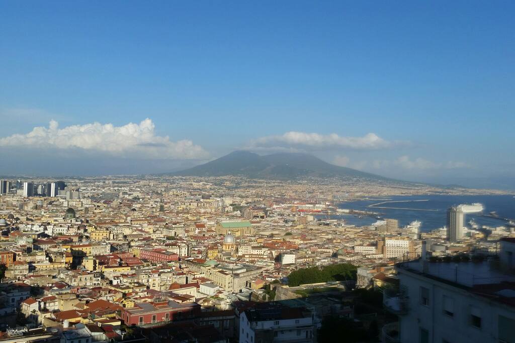 Panorama dal balcone della camera da letto
