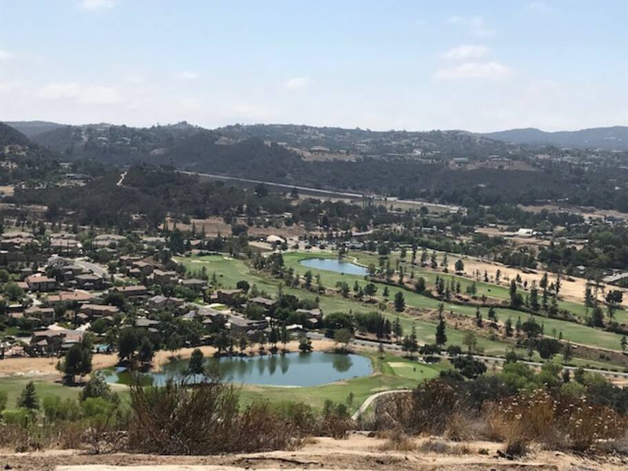 View to the Valley Center Golf Course