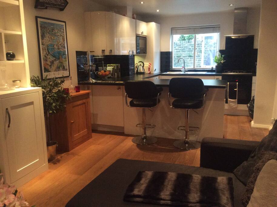 Open plan living area