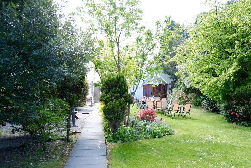 Our secret sun trap garden