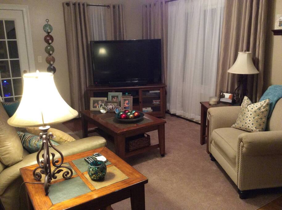 Beautifully decorated comfortable home.
