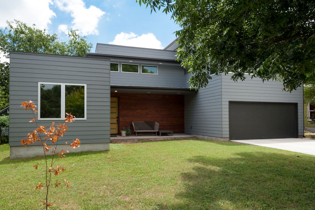 Front of house - modern in design