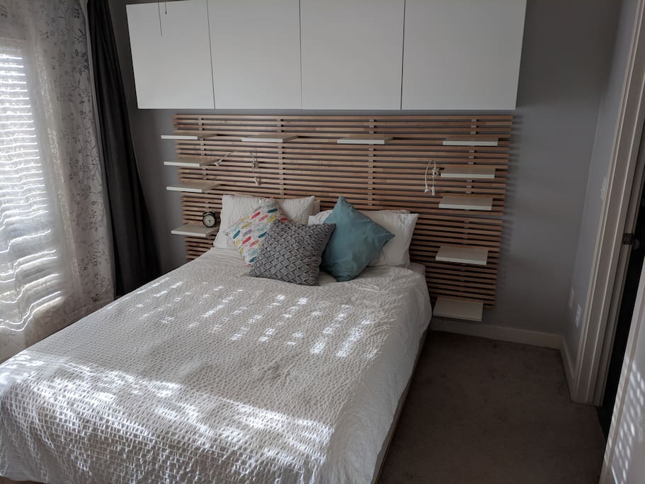 Master bedroom with bathroom