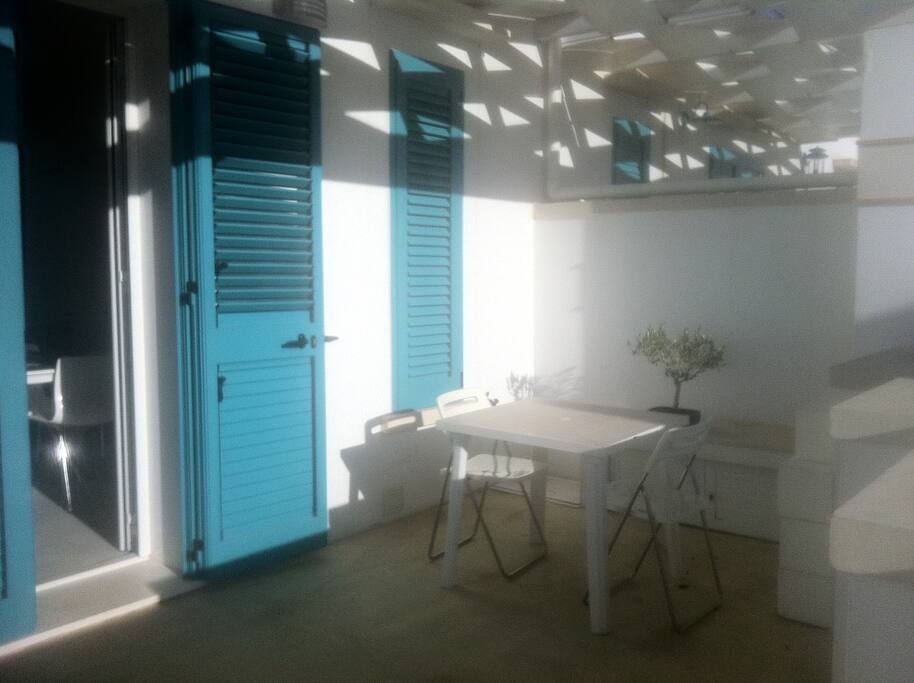 Pergolato cortile anteriore