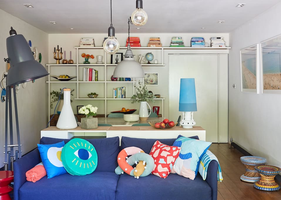 Open plan living-dining area
