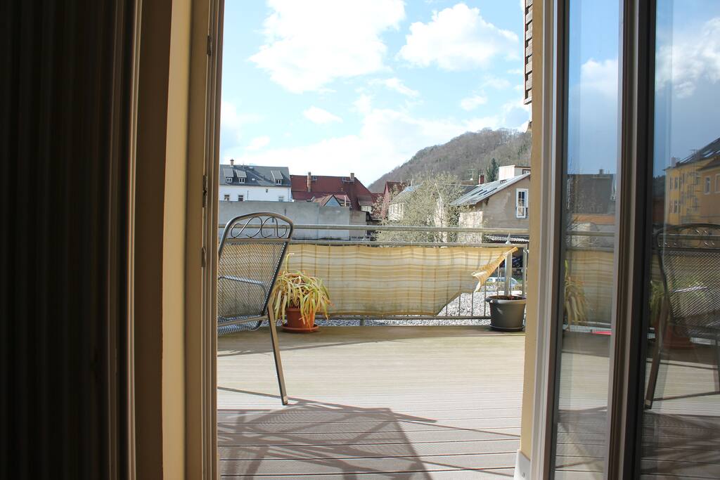 Großer Balkon