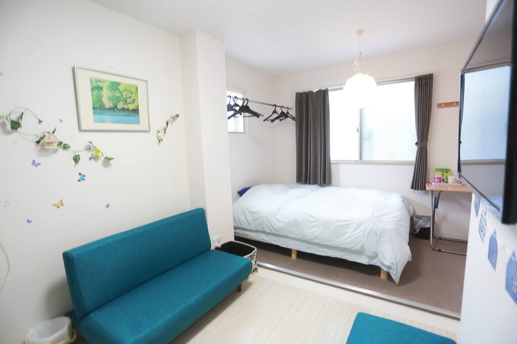 clean bed