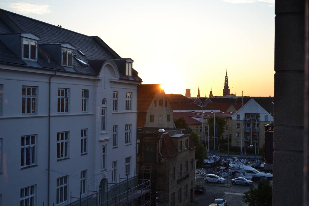 view from balcony
