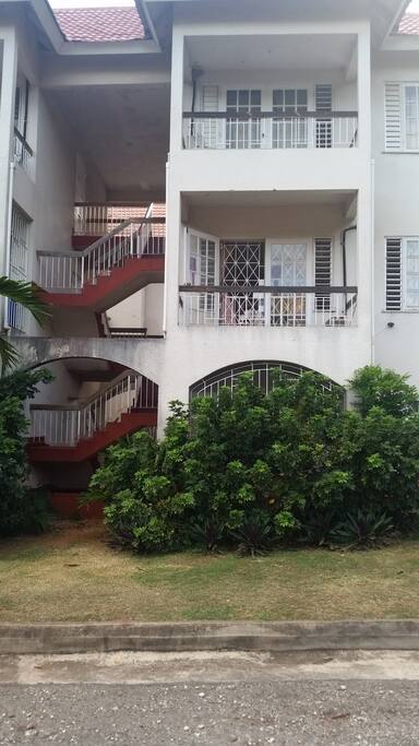 an outside view we are on the third floor