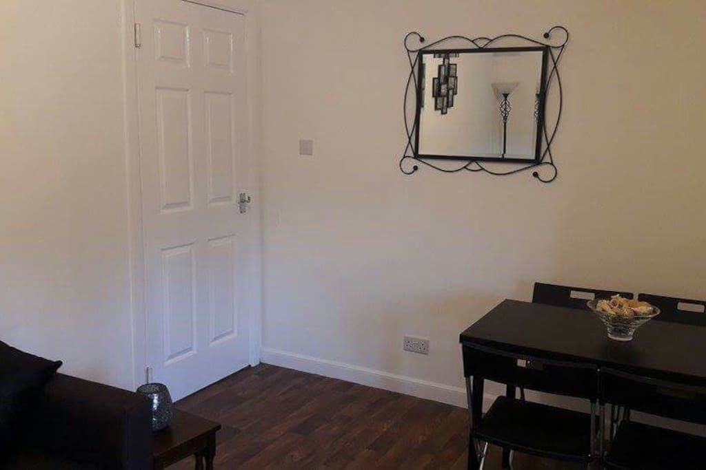 dining table in living room