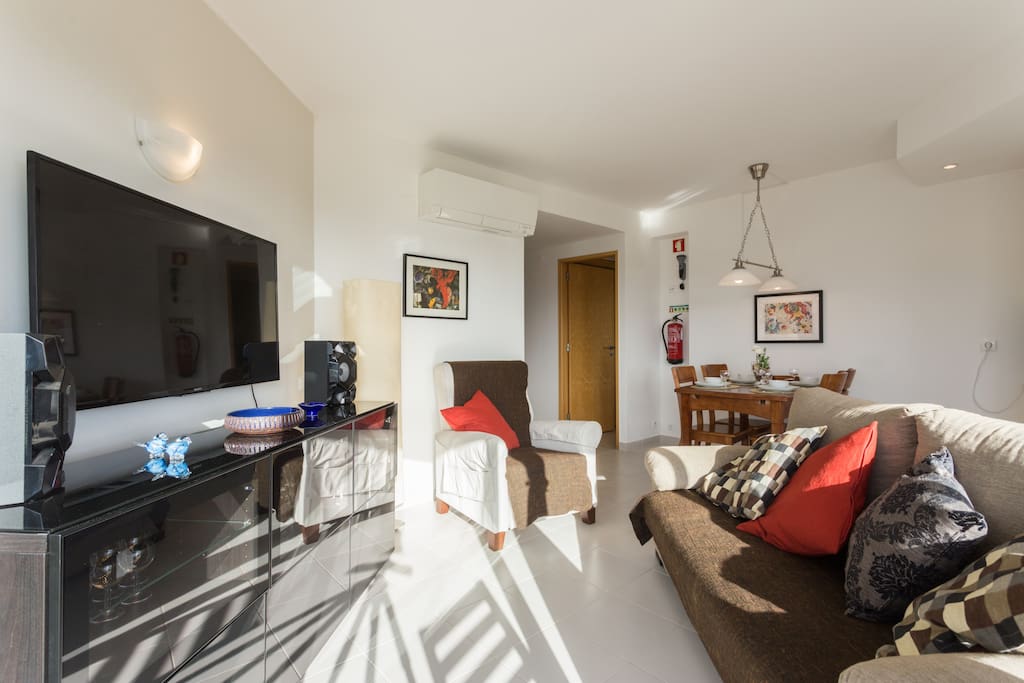 Living room overview from balcony