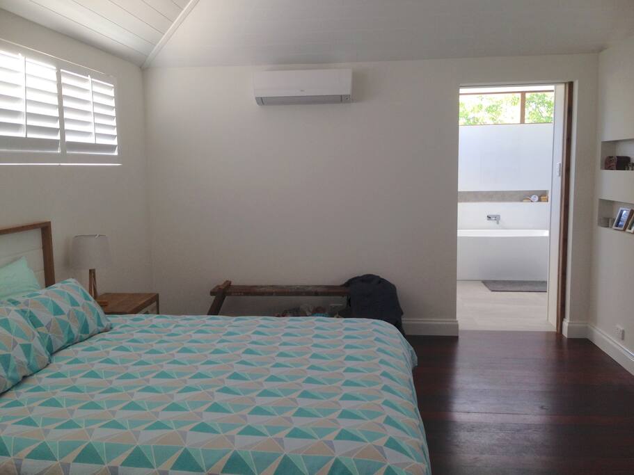 Upstairs bedroom with ensuite