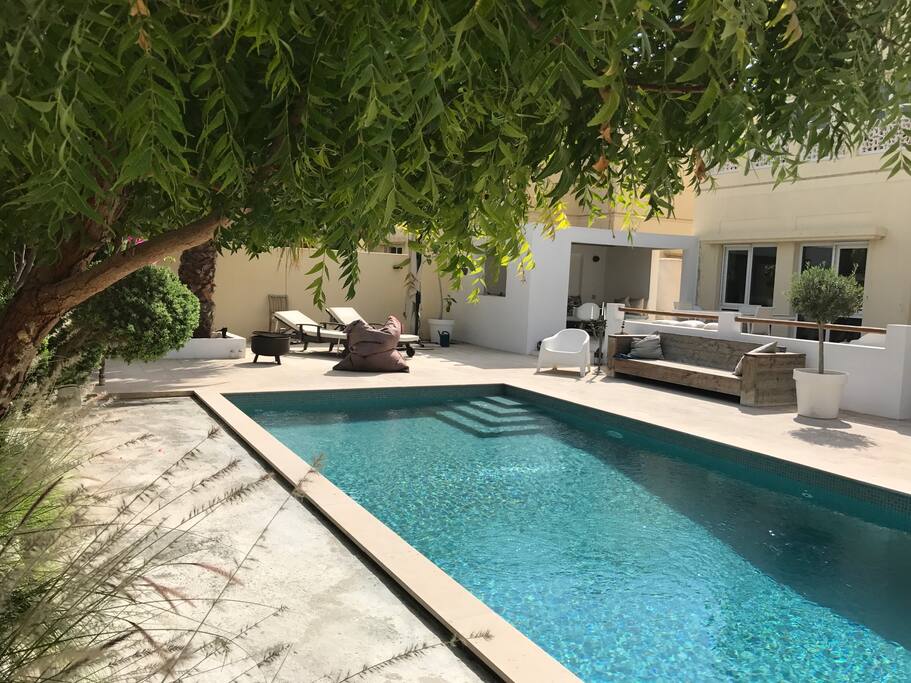 The swimming pool