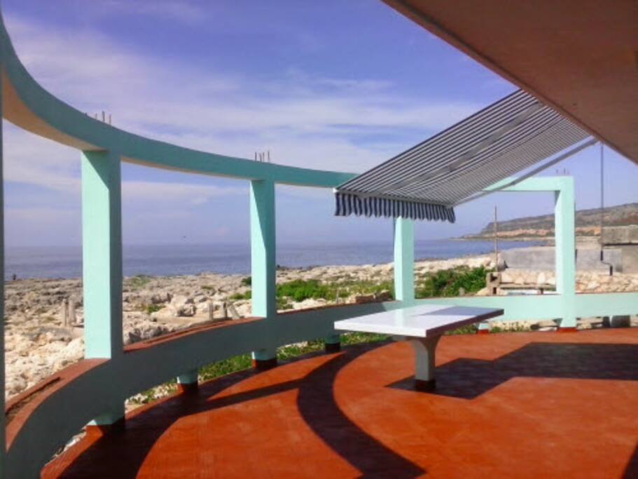 La vista desde la terraza