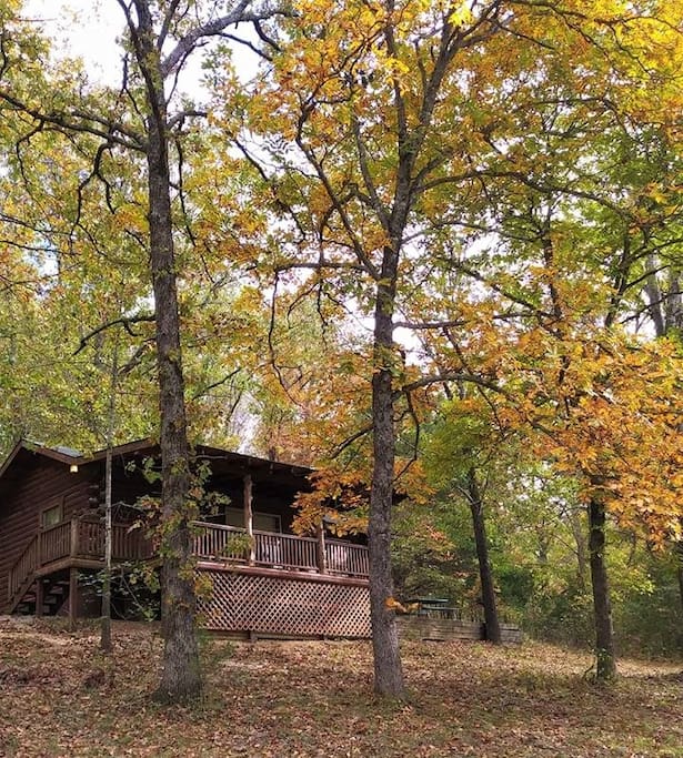 Your Private Cabin in the Ozark Mountains in the Fall