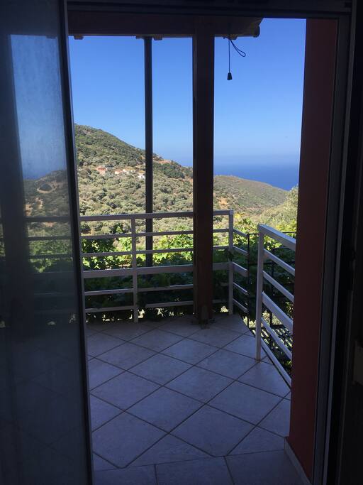 Balcony entrance.