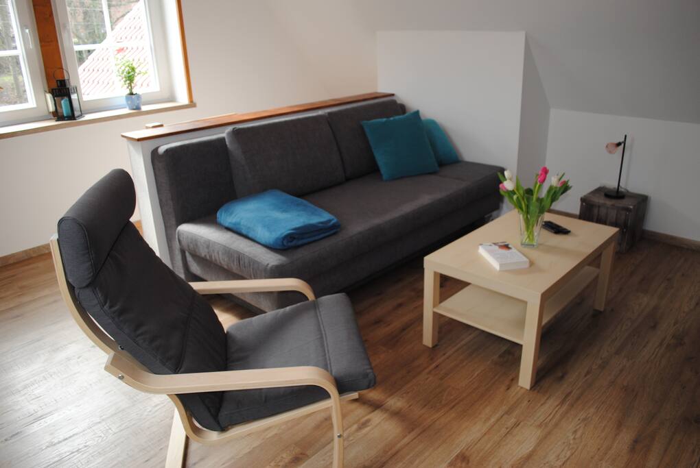 Bequeme Sitzgelegenheiten im Wohnzimmer