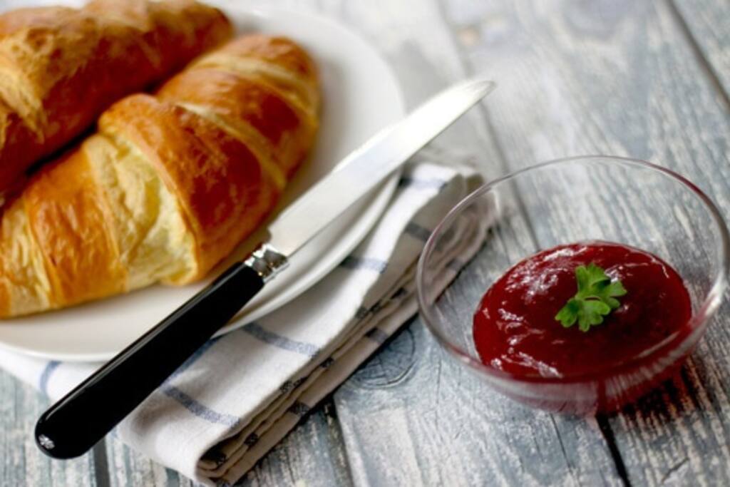 Eat breakfast at your leisure.