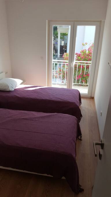 Bedroom with two beds