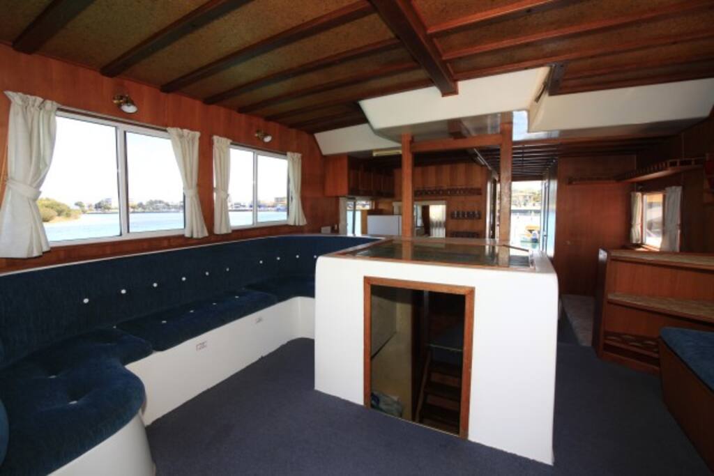 Lounge with LCD TV