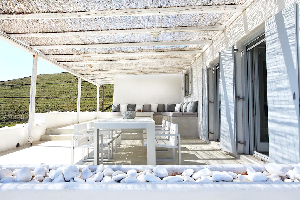 The terrace area