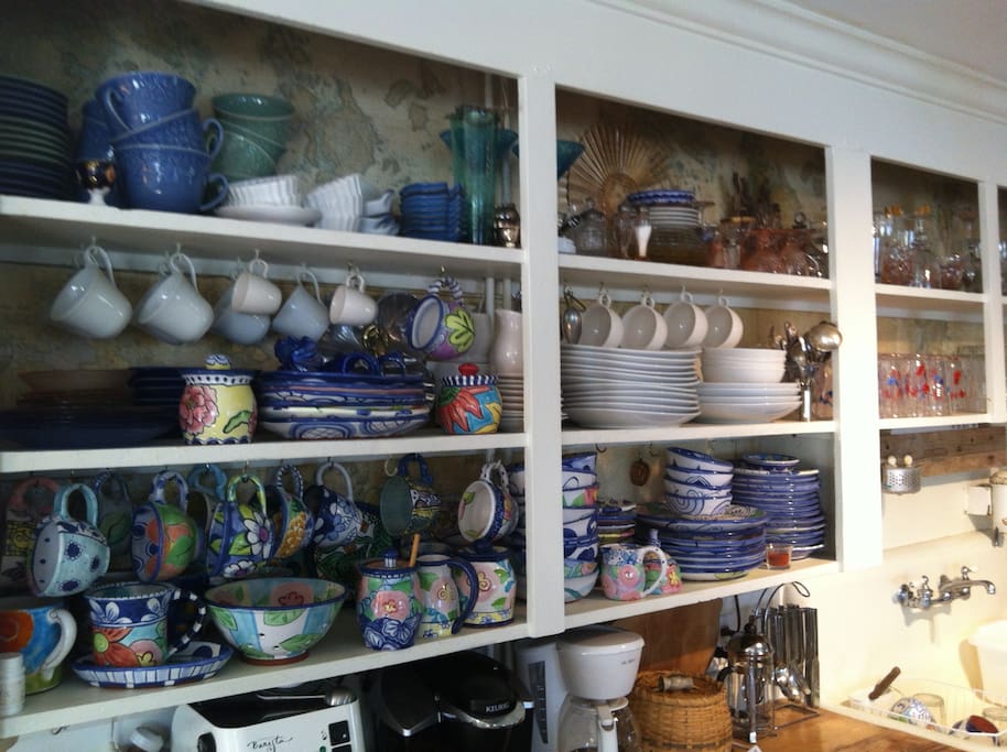 kitchen shelves