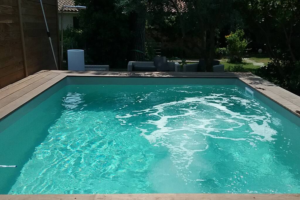 Piscine avec nage à contre courant !