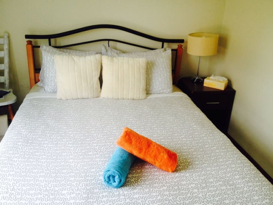 Towels and linen provided