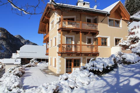 Popular Airbnb listing: Ap. Orchid - An oasis of calm with a stunning view in Santa Cristina Gherdëina