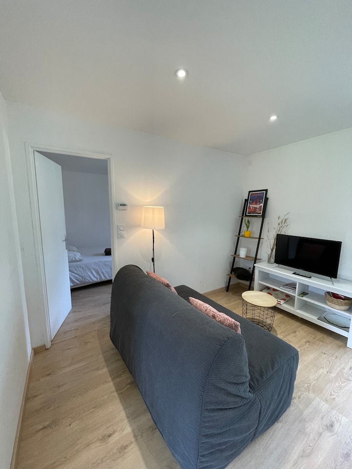Quartier Calme : T2 Plain Pied Avec Son Jardin - Argelès-Gazost