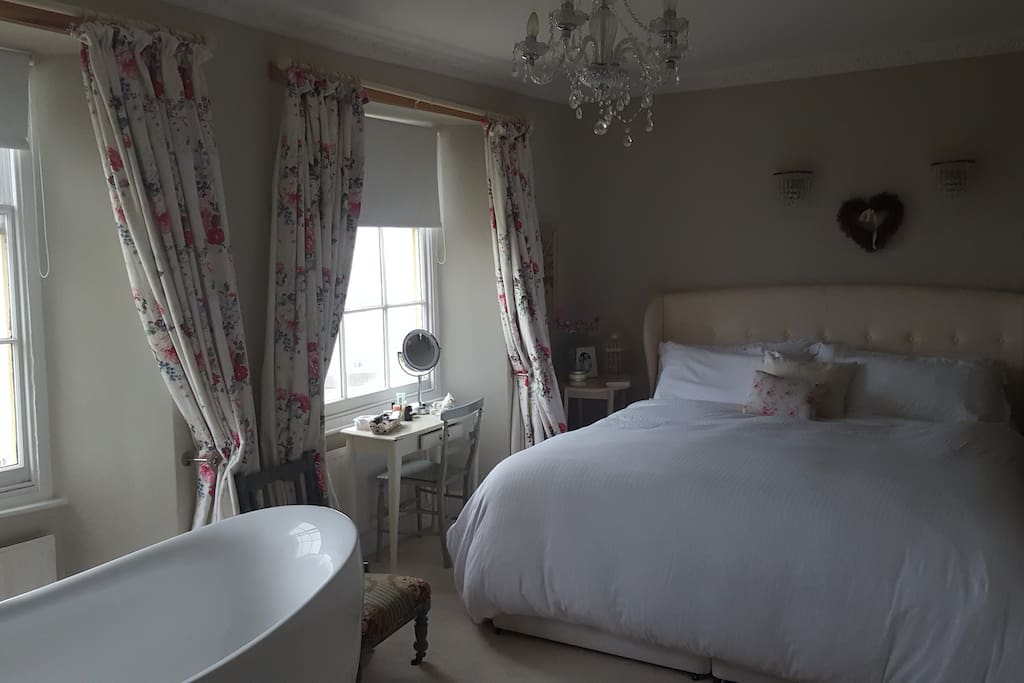 Bedroom 1 - Luxury with free-standing bath in room!