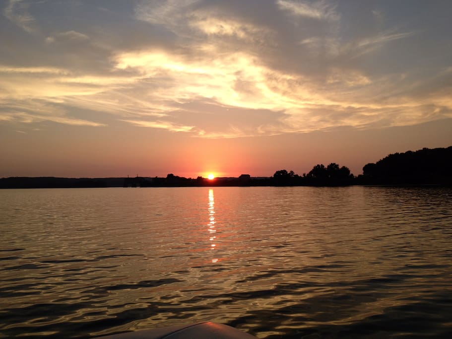 Sunset on Kentucky Lake.