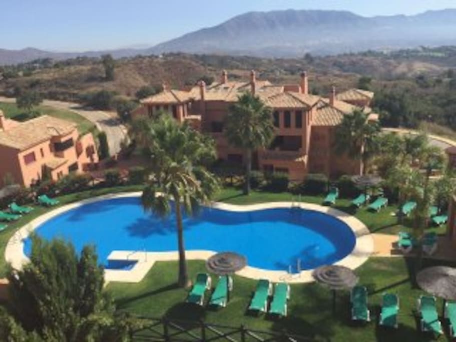 Pool from porch