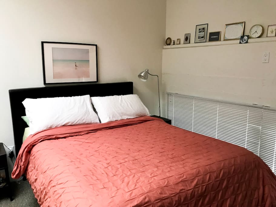 Master Bedroom with queen sized bed and brand new mattress
