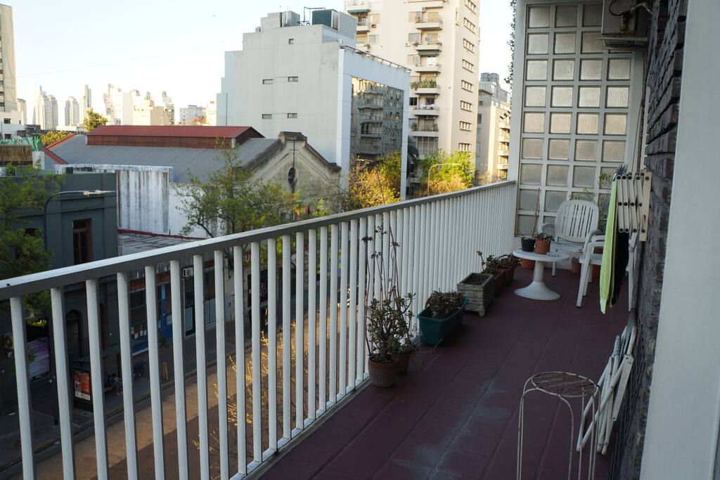 Large balcony